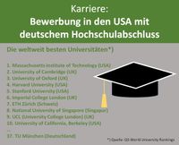 Bewerbung in den USA mit deutschem Hochschulabschluss